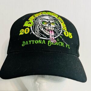 Capsmith Inc Bikeoberfest 2005 Daytona Beach Bike Week Skull embroidered Cap